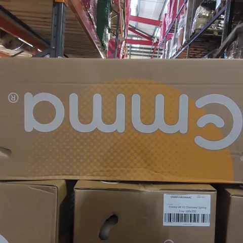 BRAND NEW BOXED EMMA UK V2 DIAMOND HYBRID 135 x 190 DOUBLE MATTRESS 