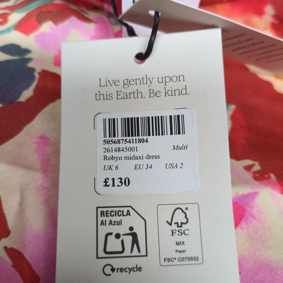 NOBODY'S CHILD ROBYN MIDAXI DRESS – UK 6