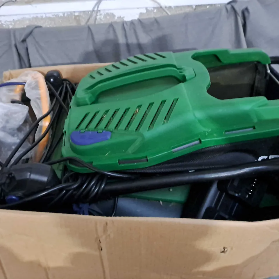 POWERBASE 37CM 1600W ELECTRIC ROTARY LAWN MOWER 