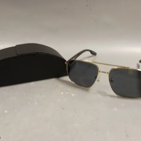 PRADA GOLD TINT FRAME SUNGLASSES
