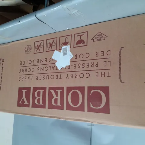 BOXED CORBY 4400 TROUSER PRESS BEECH
