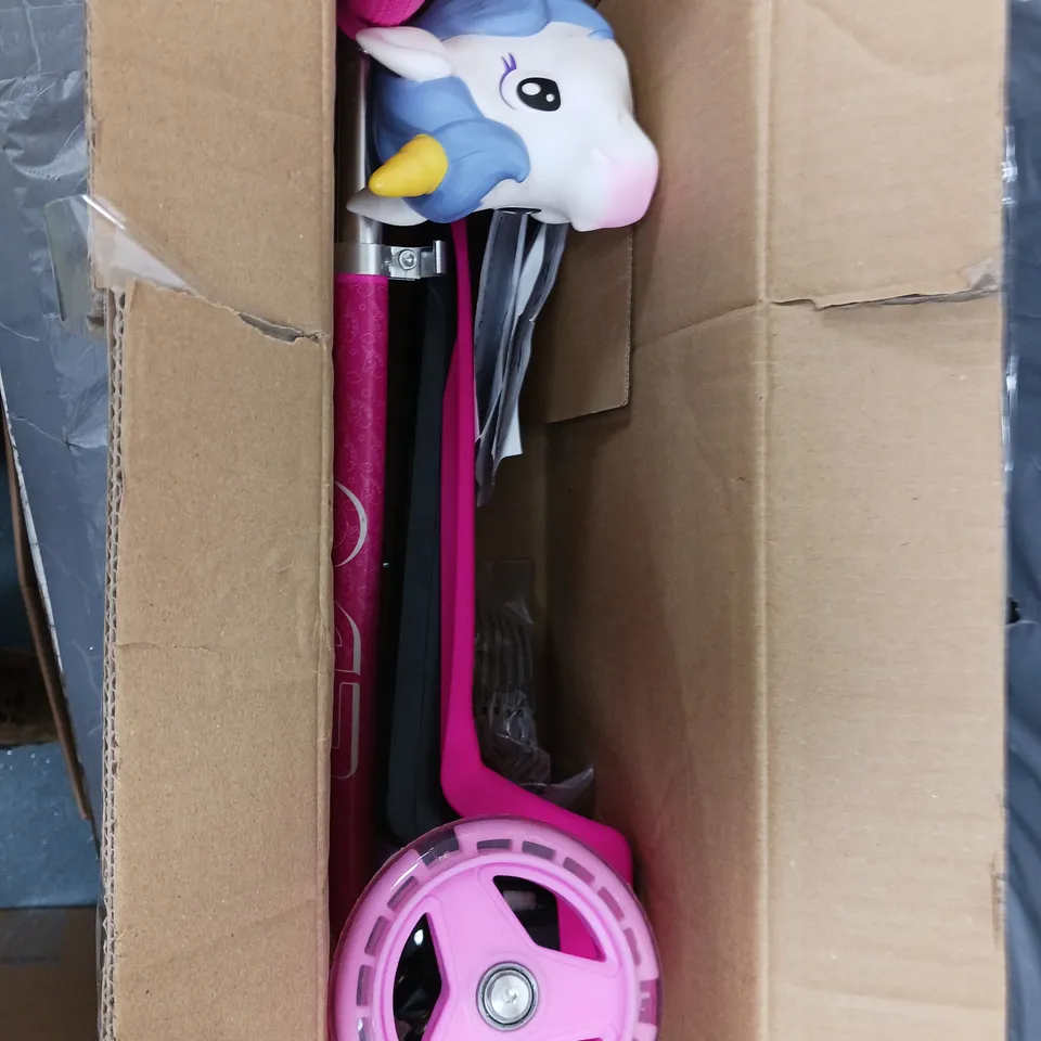 EVO UNICORN MINI LIGHT UP SCOOTER RRP £29.99