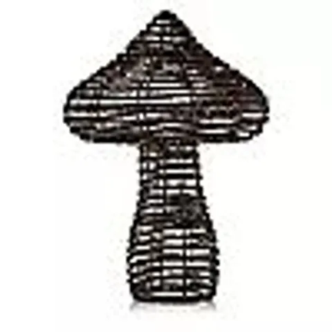 SARA BY SARA DAVIES RATTAN PRE LIT MUSHROOM