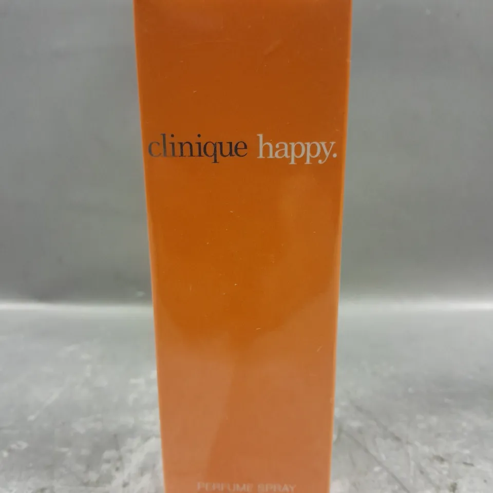 BOXED AND SEALED CLINIQUE HAPPY PERFUME SPRAY 50ML