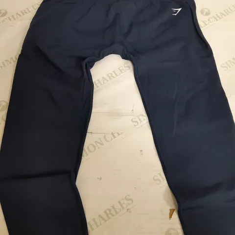 GYMSHARK NAVY STRECH LEGGING - LARGE