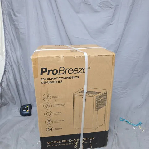 PROBREEZE 20L SMART COMPRESSOR DEHUMIDIFIER PB-D-24WF-UK – BOXED