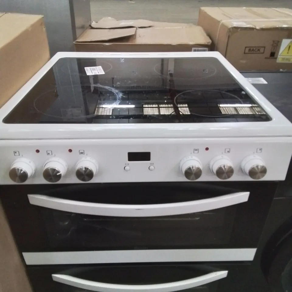 SWAN CERAMIC HOB ELECTRIC COOKER WHITE SX158110W
