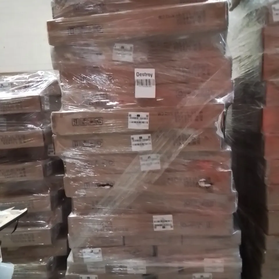 PALLET CONTAINING A LARGE QUANTITY OF BRAND NEW CORNER PRINTER STANDS