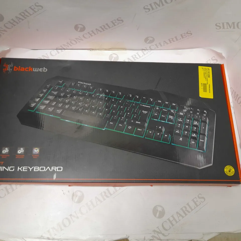 BLACKWEB BACKLIT GAMING KEYBOARD