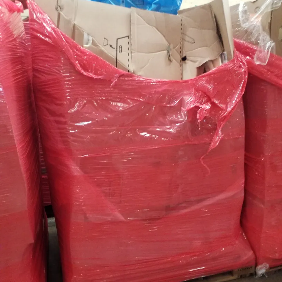 PALLET CONTAINING ASSORTED PRODUCTS INCLUDING SKATEBOARD, ROLLER BLIND, TOILET SEAT, SIDE TABLE & CRUTCHES 