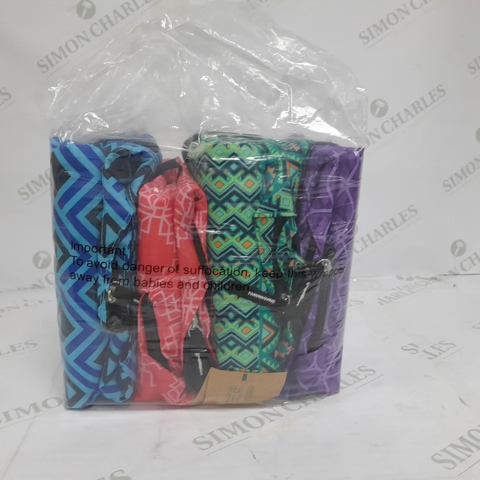 CALIFORNIA INNOVATIONS SET OF 4 DOUBLE HANDLE INSULATED BAGS