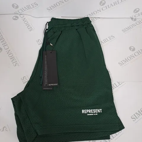 REPRESENT OWNERS CLUB MESH SHORTS SIZE S