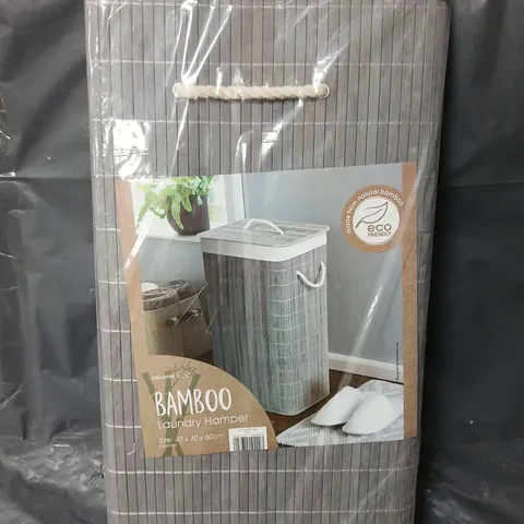 COUNTRY CLUB BAMBOO LAUNDRY HAMPER (40x30x60cm)