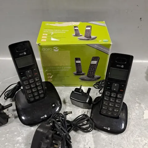 BOXED DORO COMFORT 1010 DUO HANDSET TELEPHONES