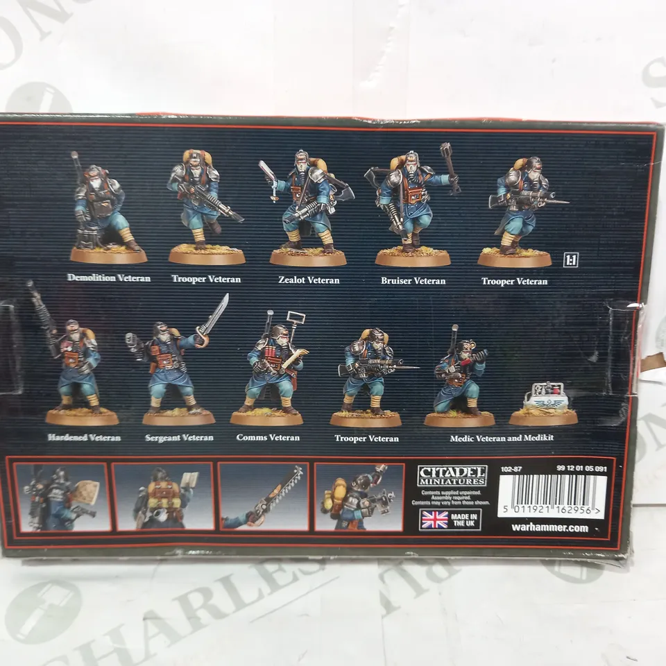 WARHAMMER 40K KILL TEAM VETERAN GUARDSMEN (10 MINIATURES)