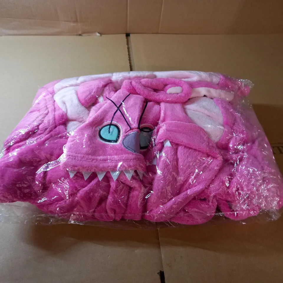UNBRANDED PINK MONSTER TEDDY BEAR ONESIE - SIZE XL