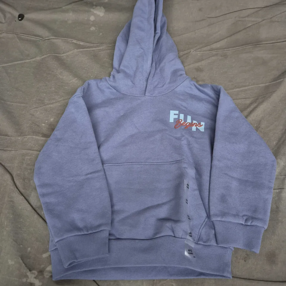 M&S Kids Blue Tracksuit Hoodie & Joggers Set – 4-5 yrs