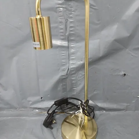 BOXED HABITAT BRASS EFFECT RAYNER TABLE LAMP 