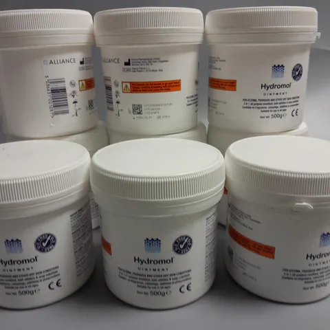 LOT OF 9 HYDROMOL OINTMENT 500G CREAMS