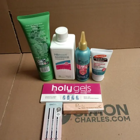 APPROXIMATEY 20 ASSORTED HEALTH AND BEAUTY PRODUCTS TO INCLUDE - HIBIWASH -  PALMER'S INTENSIVE RELIEF HAND CREAM AND HEAD AND SHOULDERS RINSE OFF SCALP BALM