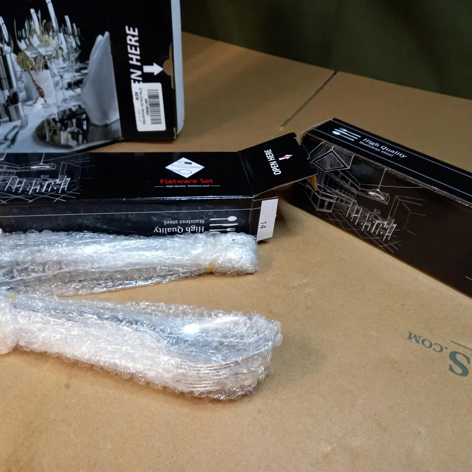 BOXED FLATWARE HIGH QUALITY STEEL CUTLERY SET