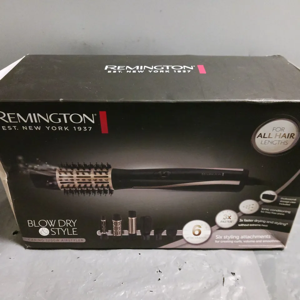 BOXED REMINGTON BLOW DRY & STYLE CARING 1200W AIRSTYLER