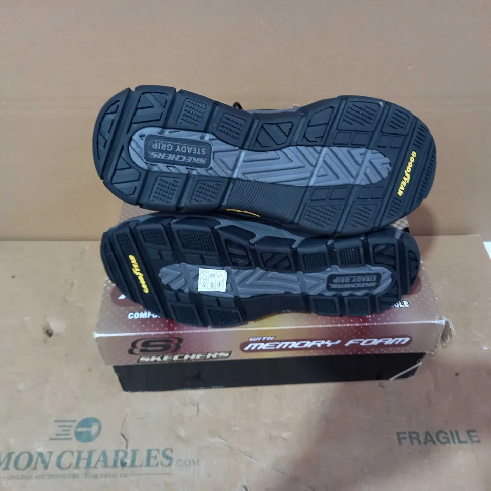 BOXED PAIR OF SKECHERS - SIZE 9