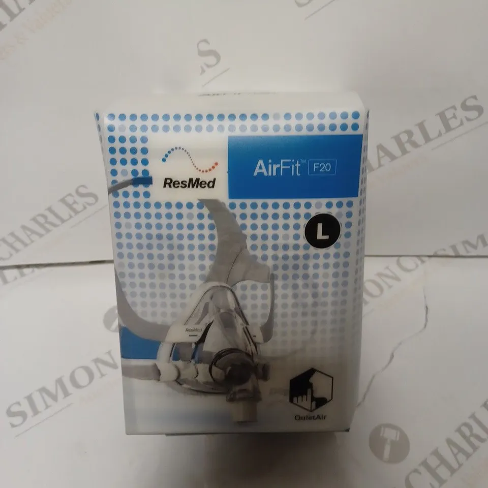 BOXED RESMED AIR FIT F20 MASK - LARGE 