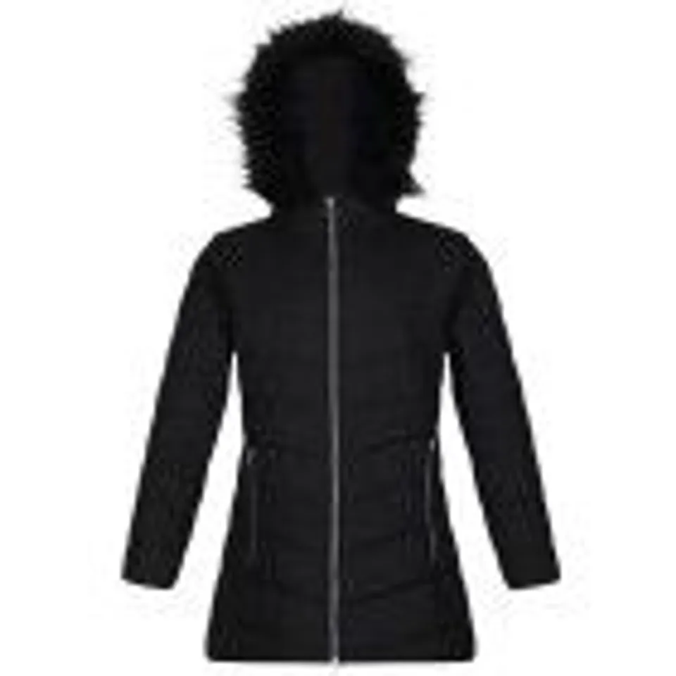 BRAND NEW REGATTA KIDS FABRIZIA JACKET IN BLACK - YRS 9-10