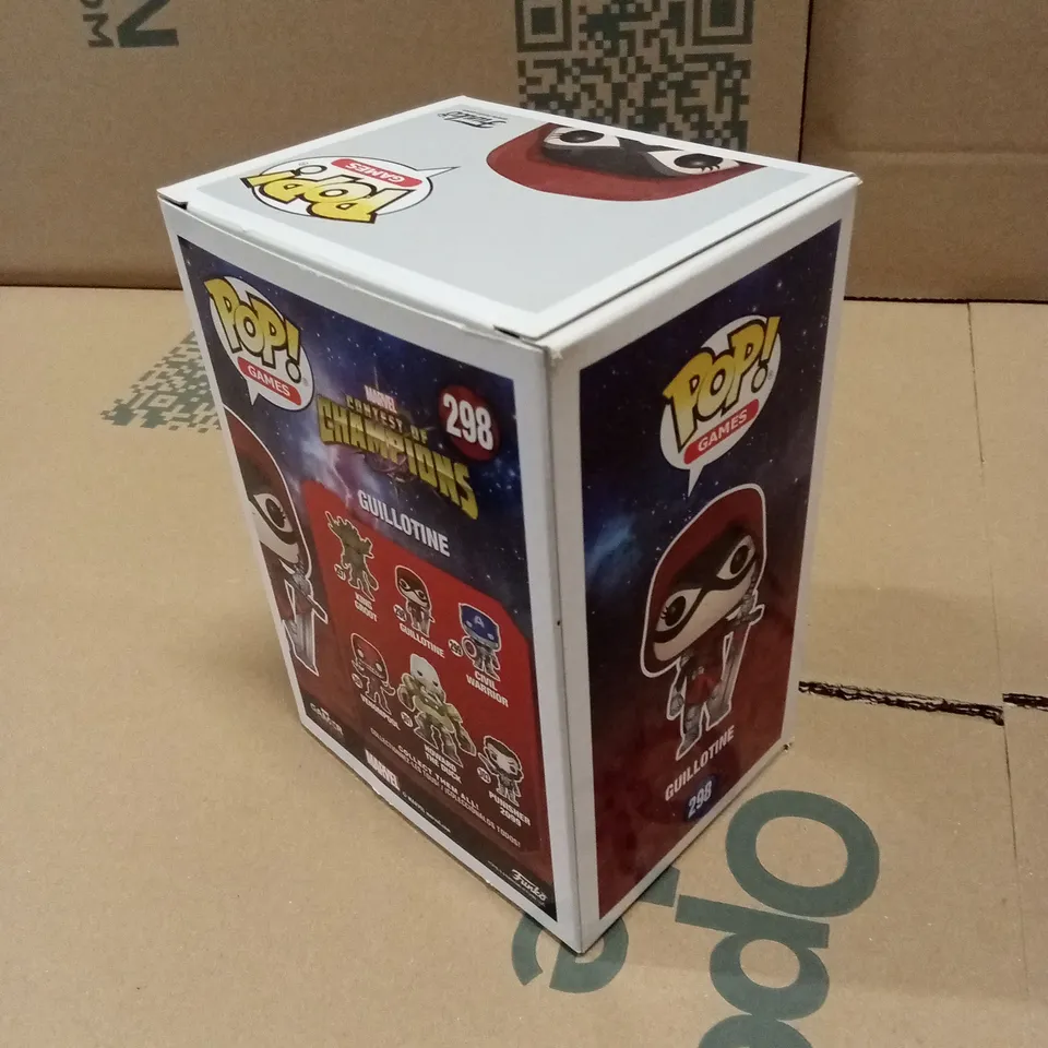 BOXED FUNKO POP MARVEL CONTEST OF CHAMPIONS 298 GUILLOTINE