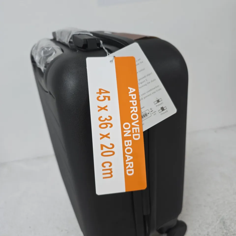 ROCKLANDS LONDON CABIN SUITCASE – BLACK, 45 X 36 X 20 CM
