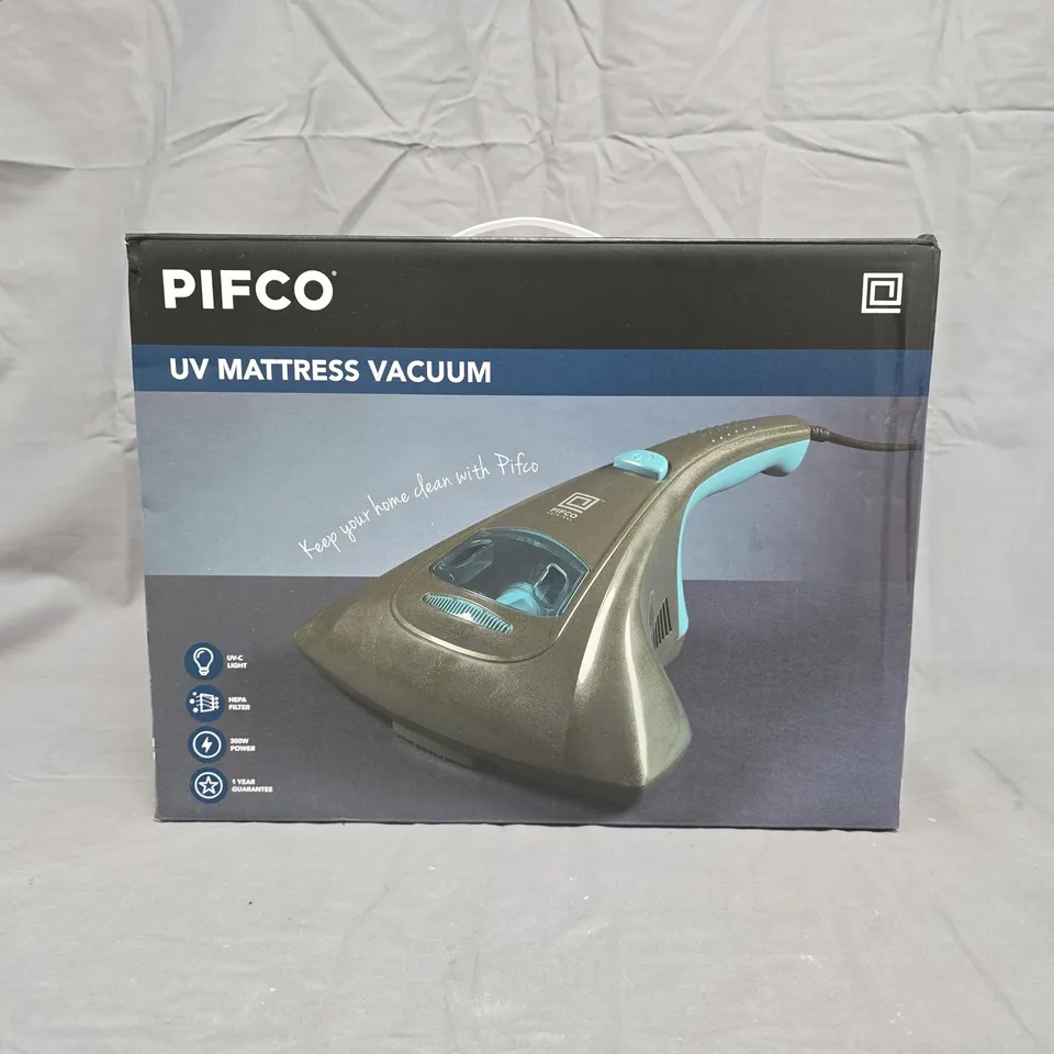 PIFCO UV MATTRESS VACUUM – MODEL PVB051, BOXED WITH MANUAL