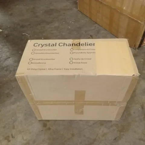 BOXED CRYSTAL CHANDELIER (1 BOX)