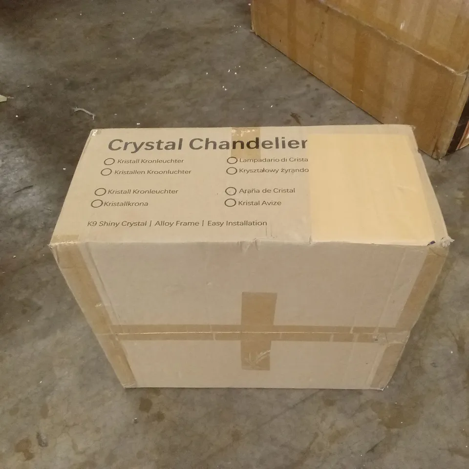 BOXED CRYSTAL CHANDELIER (1 BOX)