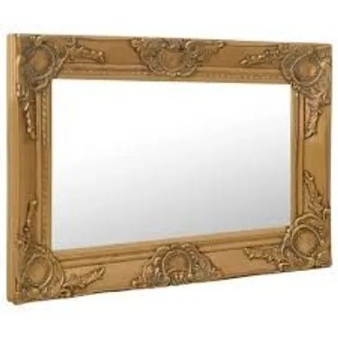 BOXED GINSBURG WOOD RECTANGLE WALL MIRROR (1 BOX)