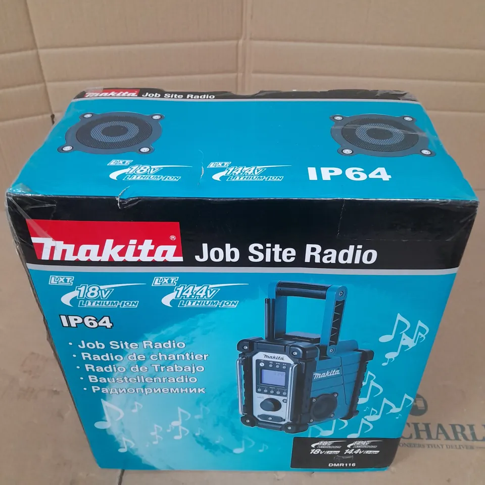 BOXED MAKITA JOB SITE RADIO