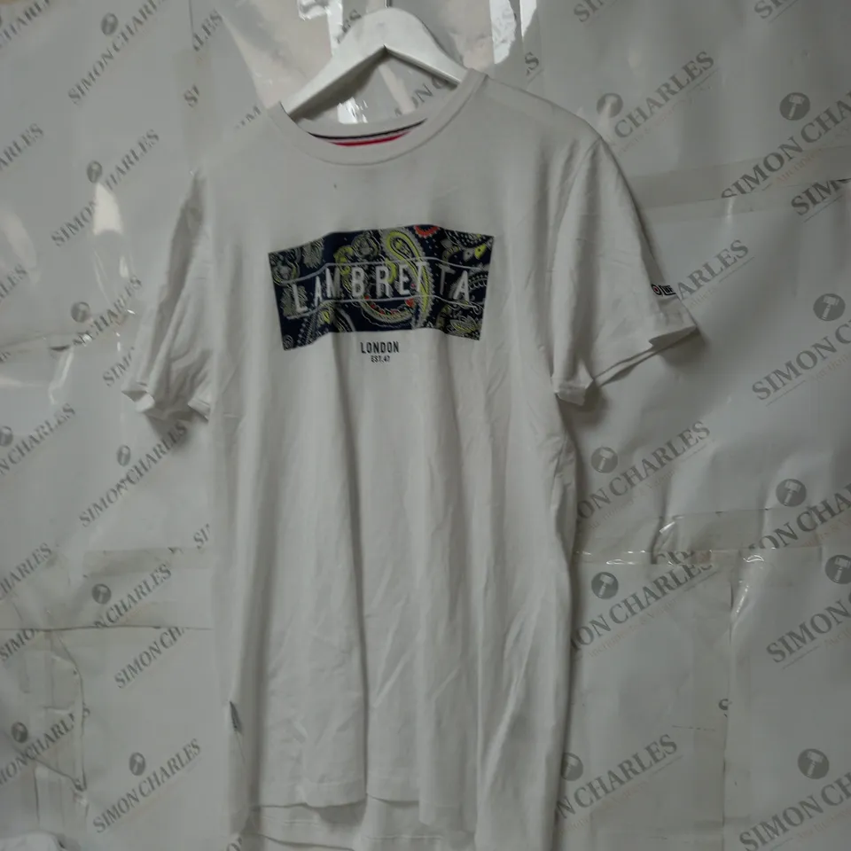 BOX OF 10 LAMBRETTA T-SHIRTS AND POLO TOPS 