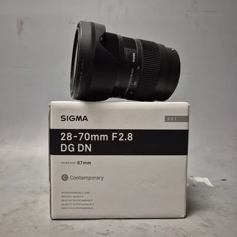 BOXED SIGMA 28-70MM F2.8 DG DN INTERCHANGEABLE LENS 