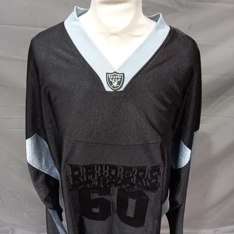 BOOHOO MAN RAIDERS JERSEY SIZE UNSPECIFIED
