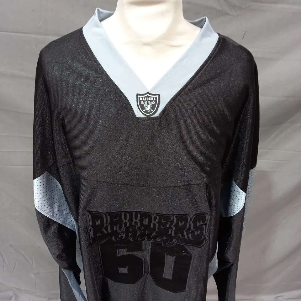 BOOHOO MAN RAIDERS JERSEY SIZE UNSPECIFIED
