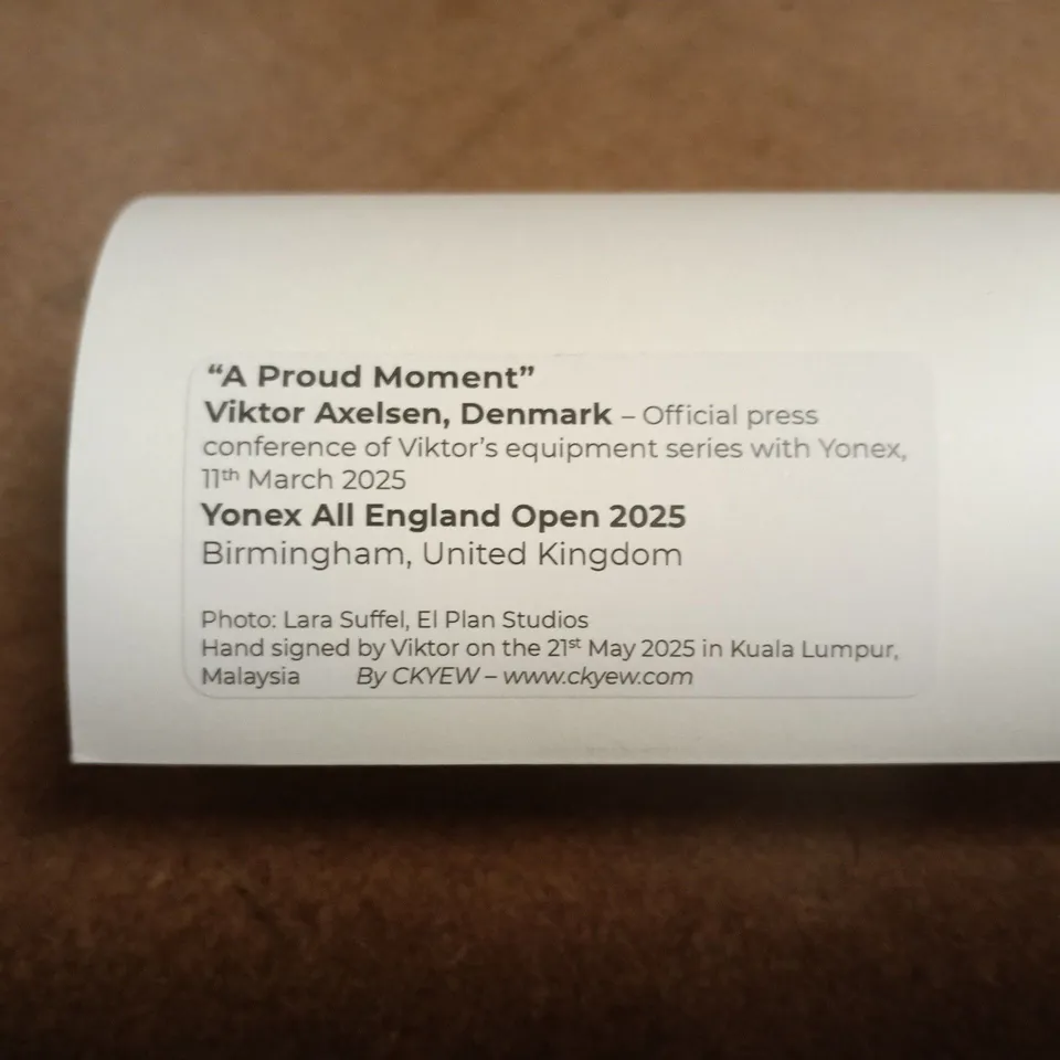 SIGNED LIMITED EDITION VIKTOR AXELSEN PRINT