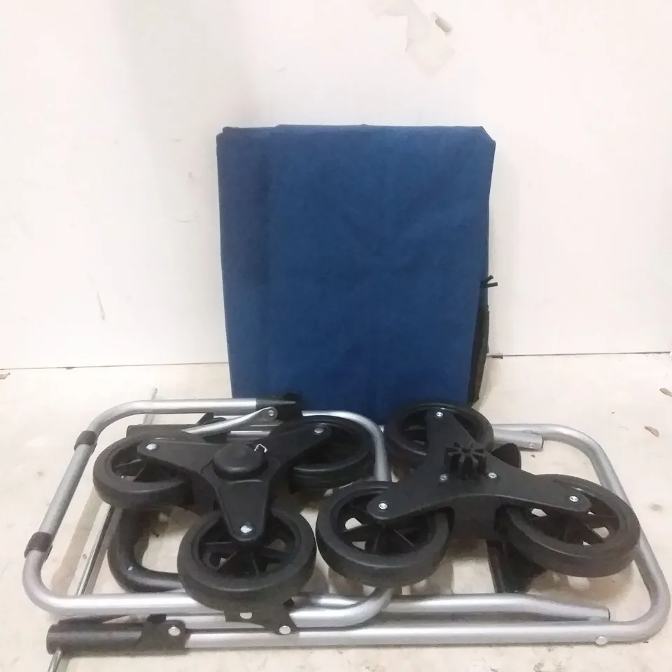 BOXED LOCK 'N LOCK INSULATED SHOPPING TROLLEY CART COLOUR: BLUE