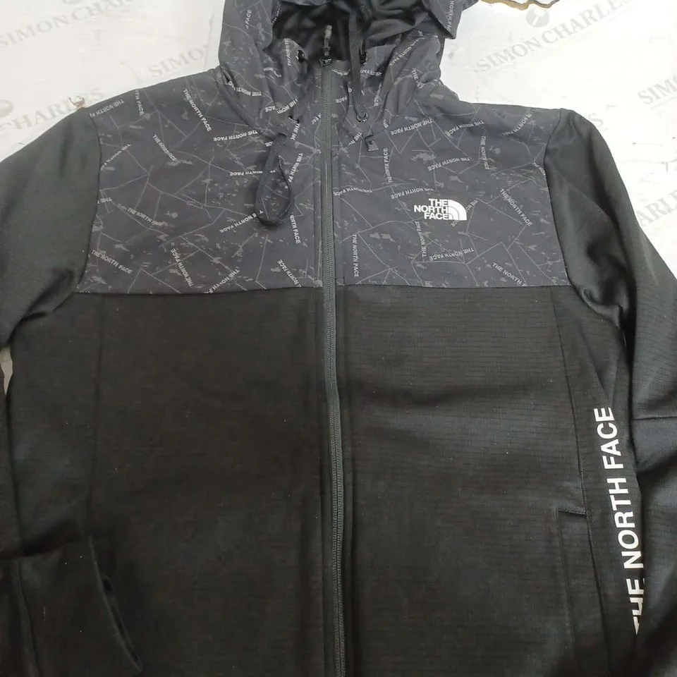 THE NORTH FACE BLACK JACKET WITH HOOD - MEDIUM