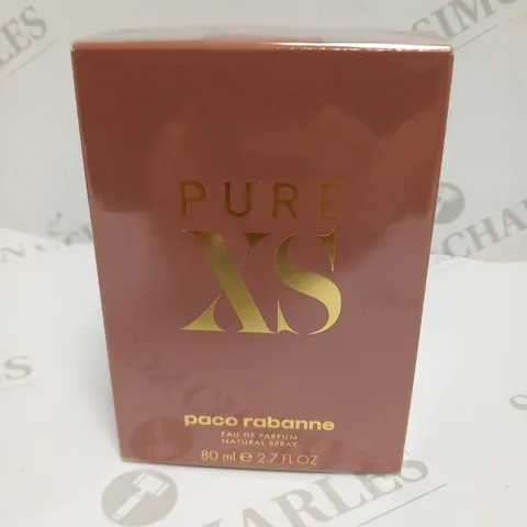 BOXED AND SEALED PURE XS PACO RABANNE EAU DE PARFUM 80ML