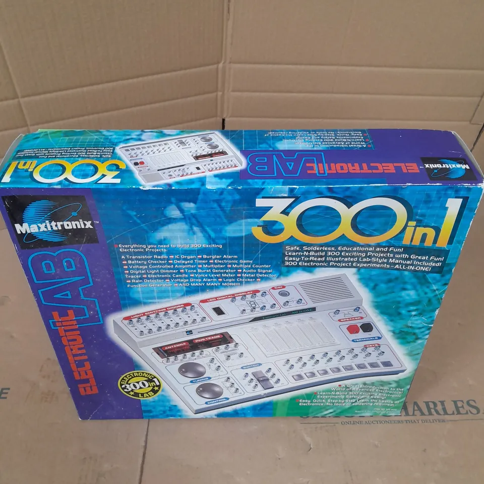 BOXED MAXITRONIX ELECTRONIC LAB 300IN1