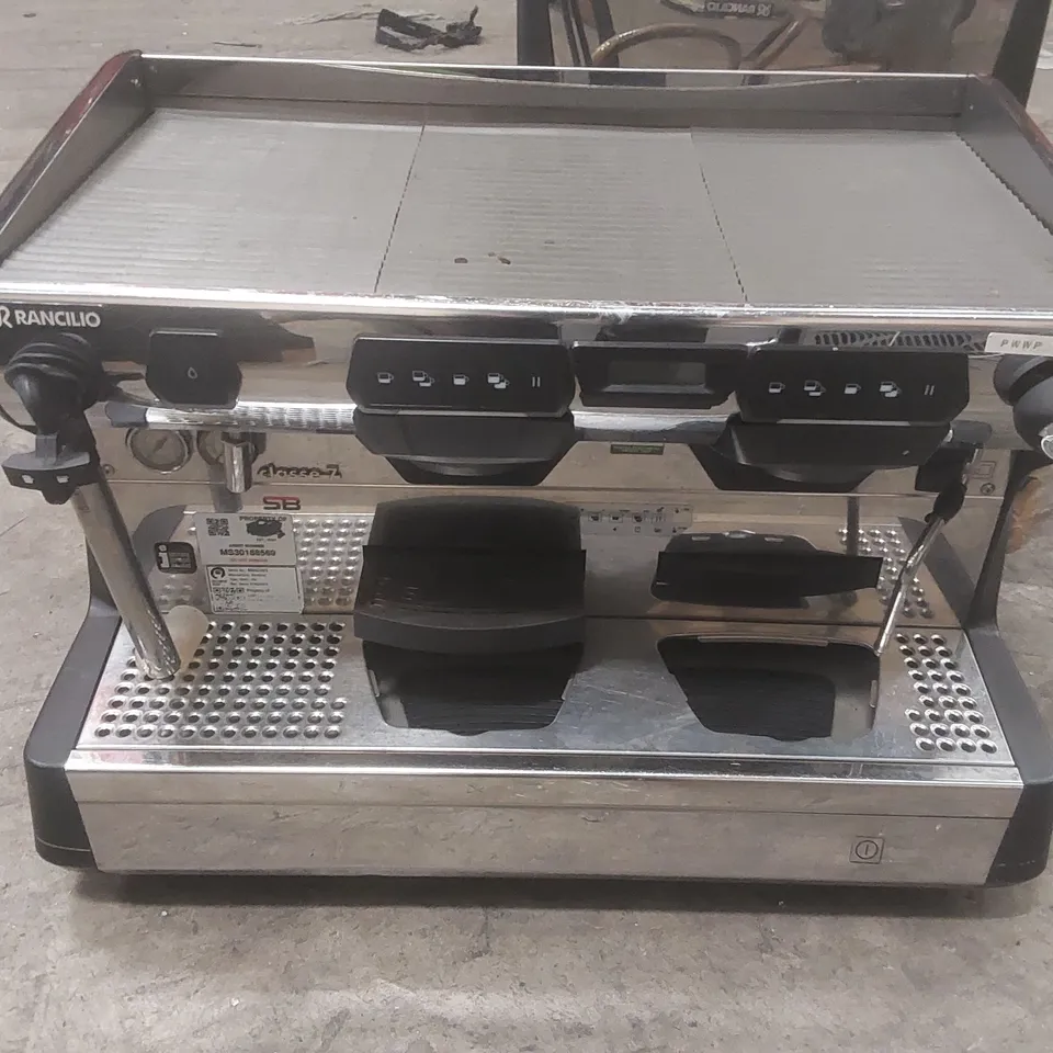 RANCILIO CLASSE 7 COMMERCIAL 2 GROUP COFFEE MACHINE