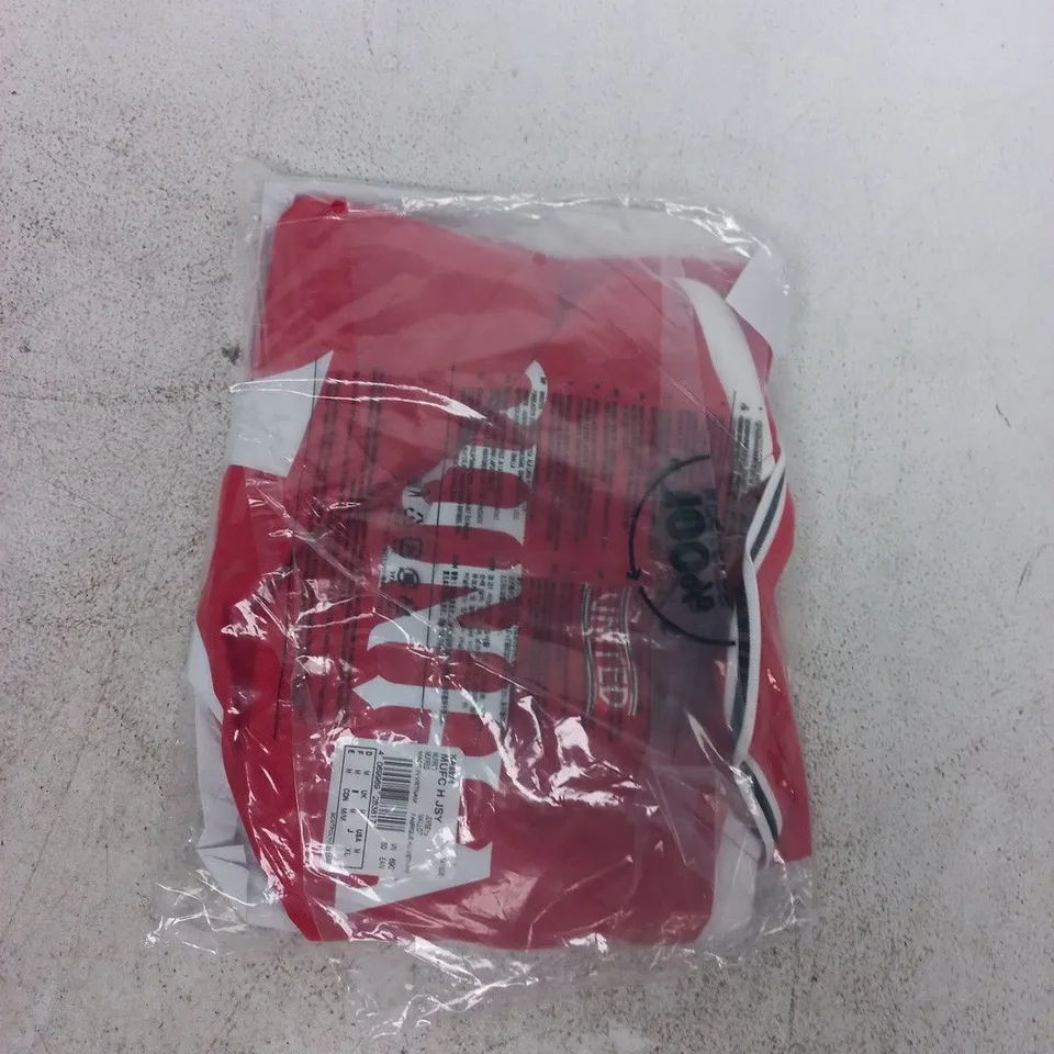 BAGGED ADIDAS MANCHESTER UNITED 26/26 HOME JERSEY SIZE MEDIUM