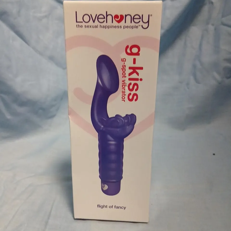 LOVEHONEY G-KISS VIBRATOR – PURPLE SILICONE