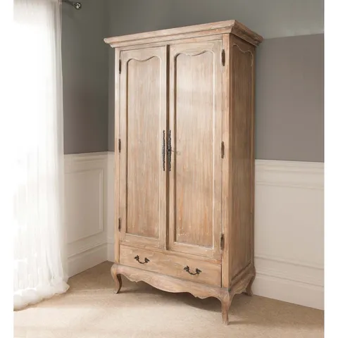 BRAND NEW BOXED HOMESDIRECT MONTPELLIER NATURAL2 DOOR WARDROBE(5 BOXES)
