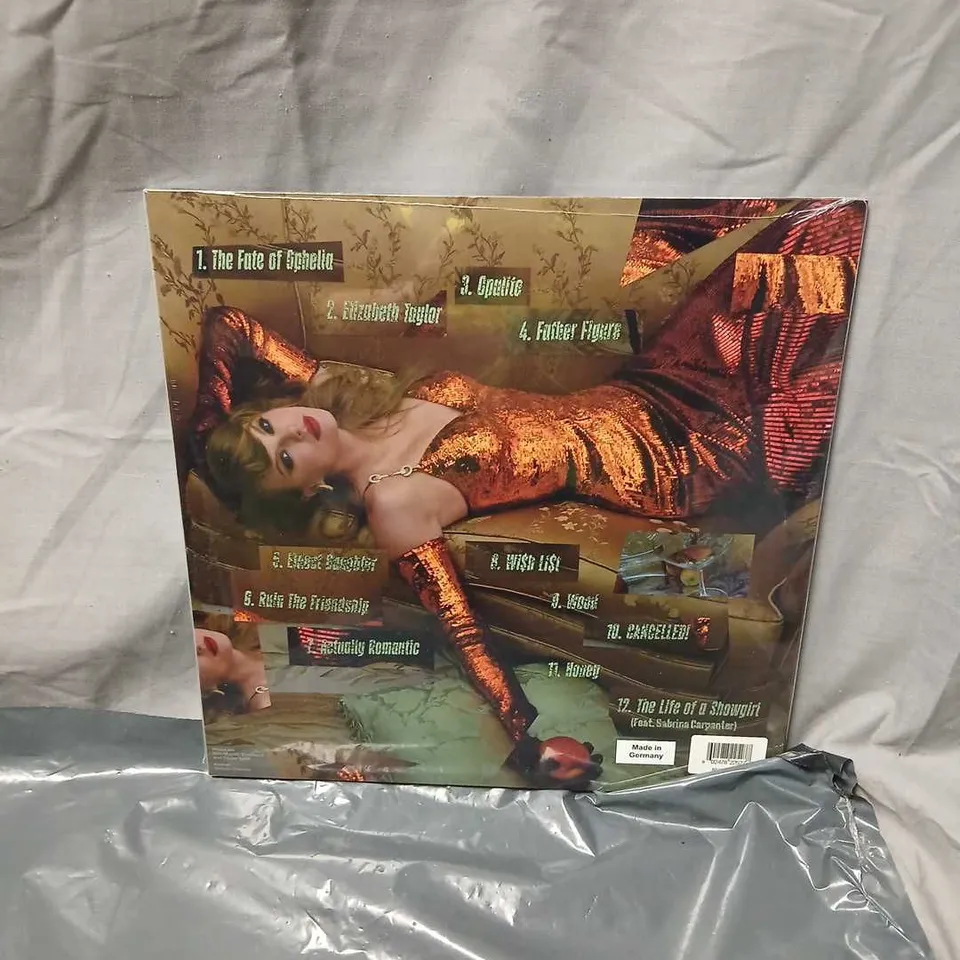 TAYLOR SWIFT THE LIFE OF SHOWGIRL – VINYL LP